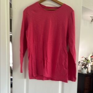 Women's Pink Long Sleeve Top